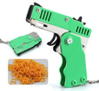 Mini Rubber Band Blaster Keychain
