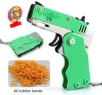 Mini Rubber Band Blaster Keychain