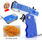 Mini Rubber Band Blaster Keychain