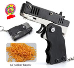 Mini Rubber Band Blaster Keychain